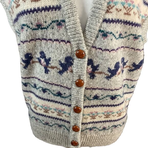 Vintage Woolrich Wool Blend Sweater Vest Size M - Picture 5 of 11